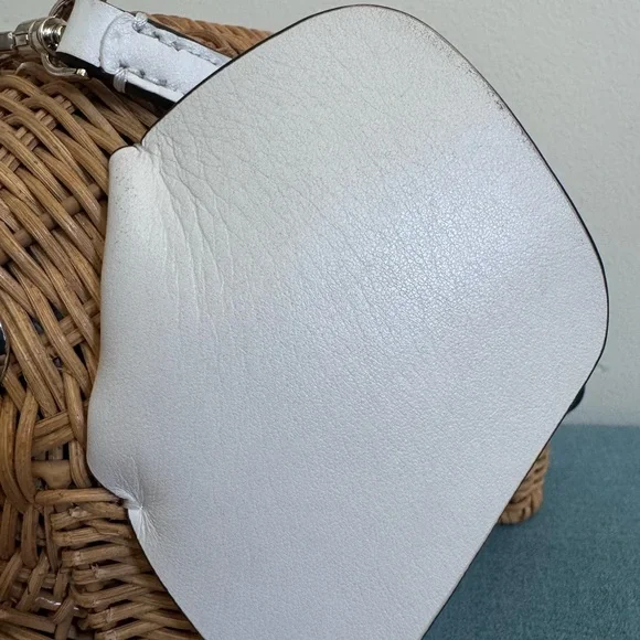 Kate Spade Wicker Tiny Elephant Crossbody Novelty Bag Collectible Preppy - Picture 5 of 16